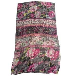 Floral Patterned Scarf / Hijab
